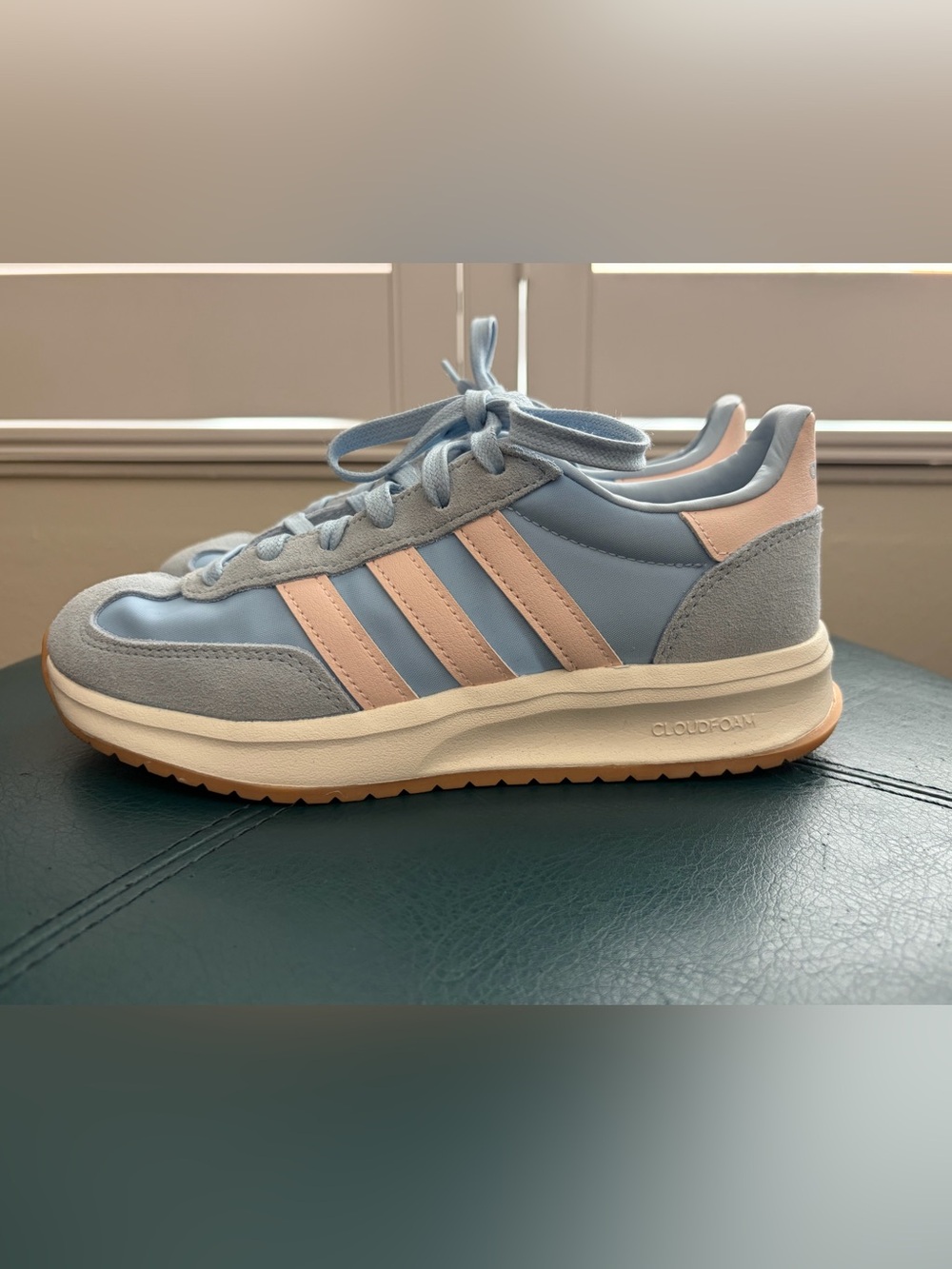 adidas Run 70S 2.0 Light Blue & Pink Cloudfoam Runner
